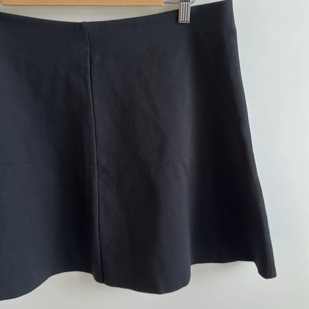 Loft Black A-Line Skirt